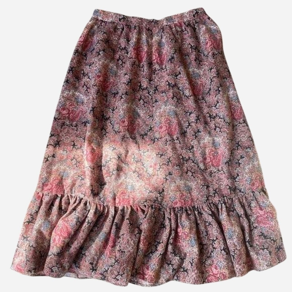 Vintage Floral Skirt